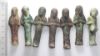 Picture of LOT OF 7 : ANCIENT EGYPT. FAIENCE USHABTIS INCLUDING ONE OVERSEER. 1075 - 600  B.C