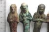 Picture of LOT OF 7 : ANCIENT EGYPT. FAIENCE USHABTIS INCLUDING ONE OVERSEER. 1075 - 600  B.C