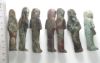 Picture of LOT OF 7 : ANCIENT EGYPT. FAIENCE USHABTIS INCLUDING ONE OVERSEER. 1075 - 600  B.C