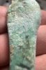 Picture of ANCIENT EGYPT. 26TH DYNASTY. FAIENCE USHABTI. 600 - 300 B.C  DEMOTIC INSCRIPTION ON BACK