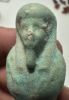 Picture of ANCIENT EGYPT. 26TH DYNASTY. FAIENCE USHABTI. 600 - 300 B.C  DEMOTIC INSCRIPTION ON BACK