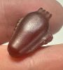 Picture of  Ancient Egypt.  LATE PERIOD. 600 - 100 B.C.  STONE  RAM'S HEAD  AMULET (KHNUM)